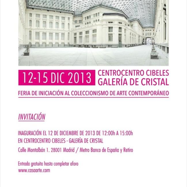 Imagen del cartel de la exposición Casa Arte