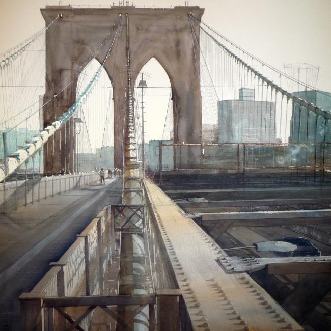 8 Brooklyn bridge 100 x 80 cm